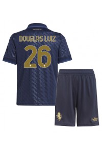 Juventus Douglas Luiz #26 Babytruitje 3e tenue Kind 2024-25 Korte Mouw (+ Korte broeken)